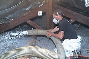 Application d'isolants pour les combles à Hyères